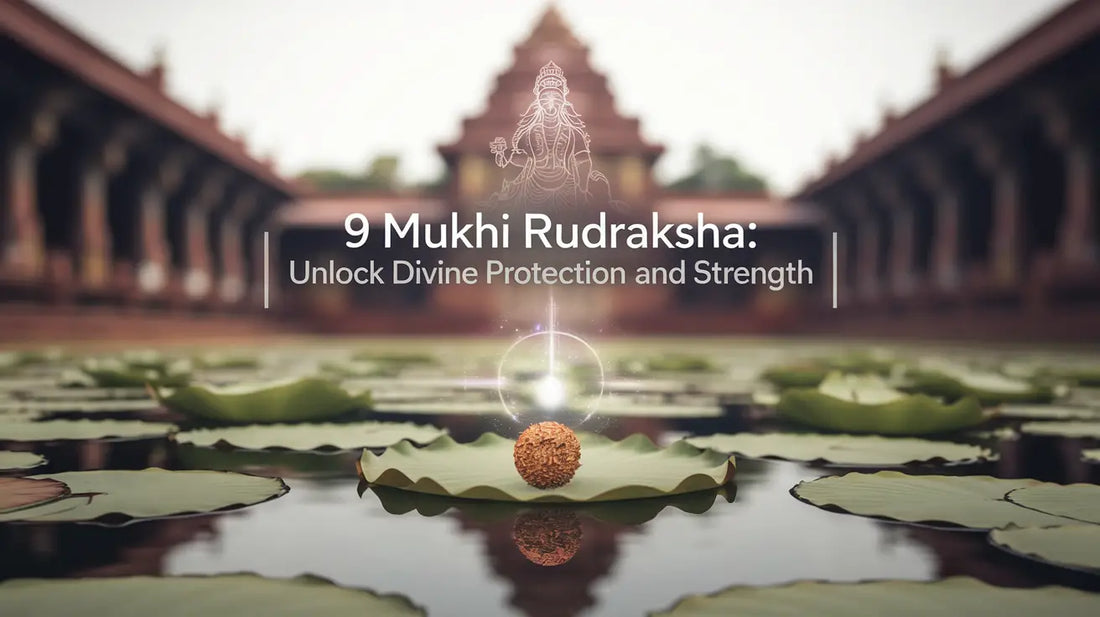 How to Wear 9 Mukhi Rudraksha | Kubersukh | 9 Mukhi Rudraksha Image